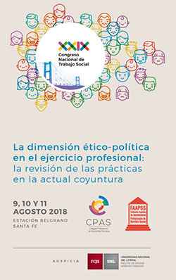 XXIX CONGRESO NACIONAL DE TRABAJO SOCIAL - 9, 10 y 11 de agosto 2018 - Santa Fe, Argentina